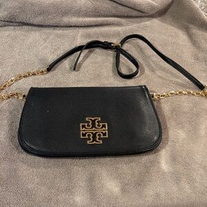 Tory Burch Britten pebbled leather bag
